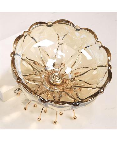 Fruit Basket Bowl Crystal Glass Fruit Bowl Chinese Retro Handmade Transparent Geometric Candy Bowl Home Living Room Kitchen Desktop Decor Fruit Dish Fruit Bowls (Size : C) - Buy Online on SooperMarket.com