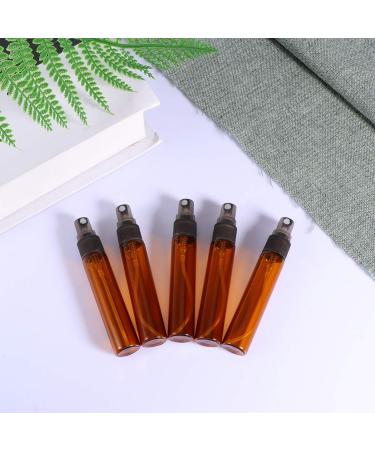 Beaupretty 10pcs Empty Brown Glass Spray Bottles 10ml Atomizer Mist Sprayers for Essential Oils & Perfume Ideal for Cosmetics - Buy Online on SooperMarket.com