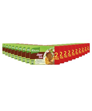 Knorr Hunter Sauce delicious brown sauce without flavour enhancers 2 pack of 46 g (2 x 250 ml) 18 pieces
