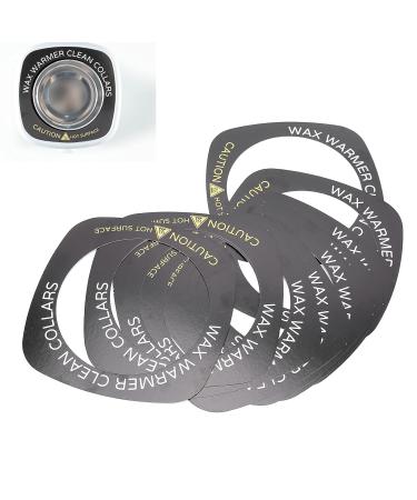 10 Pieces Wax Warmer Collar - Heat-Resistant Protection Rings for Professionals | Square Shape Accessories - Buy Online on SooperMarket.com