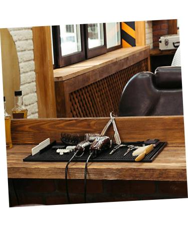 NOLITOY Hairdressing Mat - Anti-Skid Barber Tools Organizer for Stylists & Hairdressers | Premium PU Soft Rubber Pad - Buy Online on SooperMarket.com