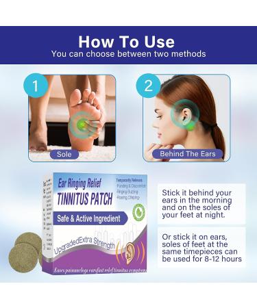 Tinnitus Relief Patches - 50 Pcs for Hearing Loss & Ear Tinnitus Treatment - Buy Online on SooperMarket.com