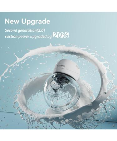 Kissbobo Revolutionary Electric Milk Pump - Portable 4 Modes & 12 Steps Optimal Comfort 21mm/24mm - Buy Now in White & Pink - Buy Online on SooperMarket.com