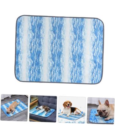 Balacoo Pet Mat Dog Mat Dog Cot Dog Bed Breathable Cooling Pad Wear-Resistant Cooling Mat Puppy The Dog S Sky-blue - Buy Online on SooperMarket.com