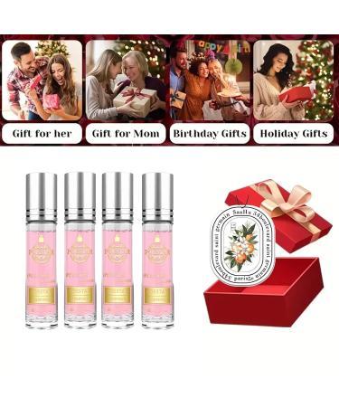 Women Pheromone Perfume Perfume Oil for Her Cute Urges Perfume 0.37fl Oz(10ml) roll-On Cologne-Midnight Temptation- Long Lasting Fragrance-Gift l(4pcs) (fragrance B) (4 pcs) - Buy Online on SooperMarket.com