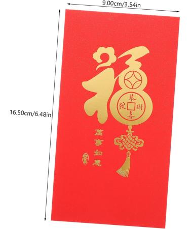 ABOOFAN 50 Pcs Large Holiday Red Envelope Pocketbook Red Gift Envelopes Rabbit Year Hong Bao New Year Red Packet Hongbao Red Packet Spring Festival Red Packet Paper China Chinese Zodiac - Buy Online on SooperMarket.com