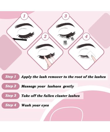 PRO Cluster Lash Glue Remover 10 ML for Easy DIY Eyelash Extension Removal - Buy Online on SooperMarket.com
