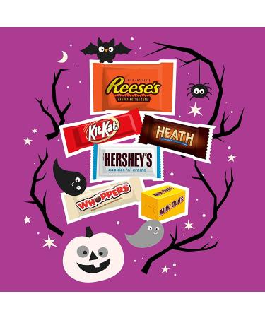 Hershey Miniatures Chocolate and White Creme Assortment Halloween Candy 70.7 oz Bulk Bag (220 Pieces) - Buy Online on SooperMarket.com