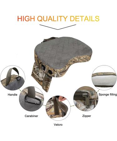 Oueyfer Heated Seat Cushion - Portable Camouflage Heating Mat for Travel Camping & Hunting Accessories - Buy Online on SooperMarket.com
