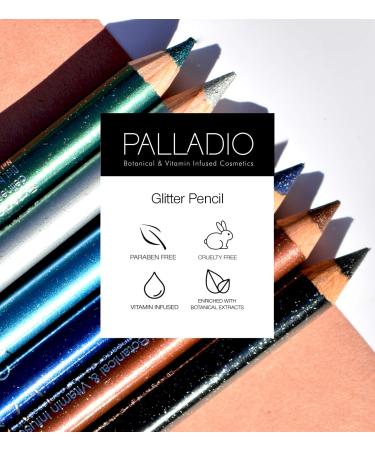 Palladio Glitter Eyeliner Pencil - Longlasting Shimmer Eye Liner with Buttery Smooth Tip - Professional Makeup Sparkle - Buy Online on SooperMarket.com