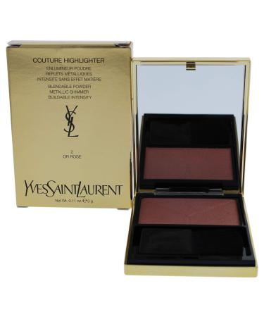 Yves Saint Laurent Couture Highlighter - 2 Or Rose Women Highlighter 0.11 oz