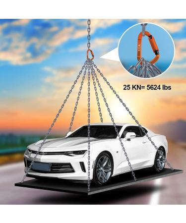 UIAA Certified 25KN Auto Locking Climbing Carabiner Clips - 3 Piece Set for Hammocks & Dogs - Durable Orange Climbing Equipment - Buy Online on SooperMarket.com
