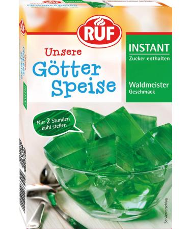 Ruf instant god-food wooden taste wobble pudding gods of food powder fast preparation only add water 1 pack 1 x 100g 100 g (1 Pack)