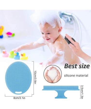Facial Brush Multifunctional Silicone Face Scrubber Hand Scrubber Waterproof Facial Cleansing Brushes for Skin Cleansing for Deep Cleansing Virtcooy Blue - Buy Online on SooperMarket.com