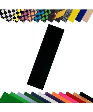 TURBO 9 x 33 Inch Skateboard Grip Tape Sheet Black