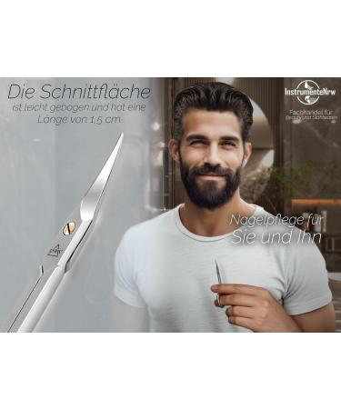 Buy Fine Cuticle Scissors & Skin Scissors - Stainless Steel Combination Scissors with Extra Fine Tip (8.5 cm) in Case - Ship Worldwide - Buy Online on SooperMarket.com