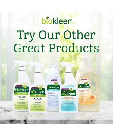 Biokleen Bac-Out Enzymatic Drain Cleaner 32oz (2 Pack) - Prevents Clogs, Eco-Friendly with Live Enzyme-Producing Cultures and Plant Extracts - Buy Online on SooperMarket.com