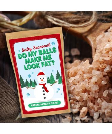Snowman Balls Big Bath Soak | Premium Sea Salt Christmas Gift for Men | Funny Stocking Stuffer for Boyfriend & Husband | Perfect for Snowmen Lovers - Buy Online on SooperMarket.com