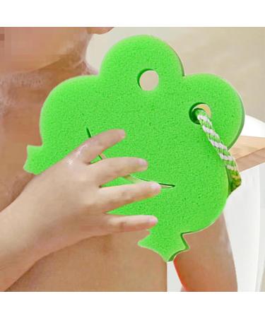 Body Sponge for Shower - Animal Shape Bath Scrubber Bathing Sponge Cartoon Scrubber for Body Wash Cleaning Bathing Accessories Frog - Buy Online on SooperMarket.com