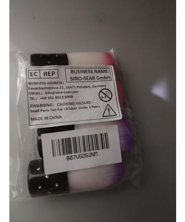 Pack of 4 Soft Nail Brushes for Makeup & Nail Art - Multifunctional Purple & Rose | International Shipping - Buy Online on SooperMarket.com
