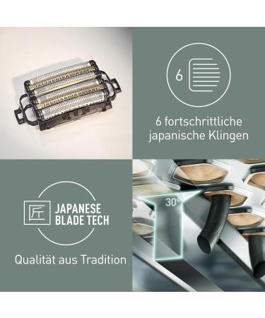 Buy Panasonic WES9600Y1361 Replacement Blades for ES-LS9A & ES-LS6A | 6-Blade System | Advanced Waterproof Japanese Stainless Steel - Buy Online on SooperMarket.com