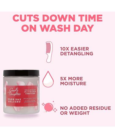 Carol's Daughter Detangling Jelly-to-Cream Conditioner 20 Oz - Glycerin & Rose Water, Paraben-Free Moisturizing Curl Conditioner for Hydration & Shine - Buy Online on SooperMarket.com