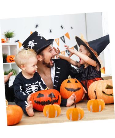 IMIKEYA Dove Cage Outdoor 20pcs Simulated Mini Pumpkin Simulation Pumpkin Halloween Pumpkin Decoration Simulation Small Pumpkin Wreath Fake Pumpkin Foam Propane Adaptor Yellow 2.2X3.4CM - Buy Online on SooperMarket.com