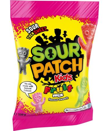 Sour Patch Mixed Fruit Flavoured Sour Sweets 130g - Buy Online on SooperMarket.com