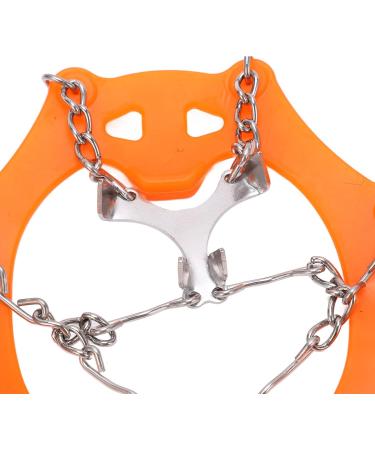 12 Tooth Stainless Steel Crampons Outdoor Snow Shoe Crampons Long Service Life High Strength for Outdoor for Skiing M Code - Buy Online on SooperMarket.com