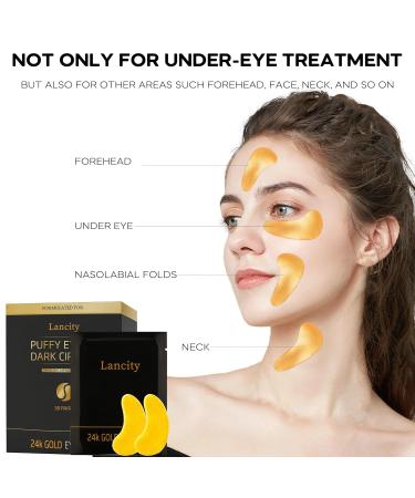 Under Eye Patches - 30 Pairs | 2% Haloxyl 24K Gold Masks | Diminish Dark Circles & Puffiness | Anti-Aging Collagen-Enriched Eye Care - Buy Online on SooperMarket.com
