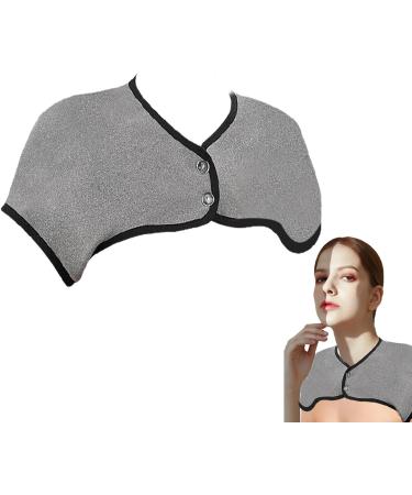 Shenrongtong 360 Heated Neck & Shoulder Pillow - XL Washable Velvet Relaxation Wrap - All-Year Comfort in Light Gray - Buy Online on SooperMarket.com