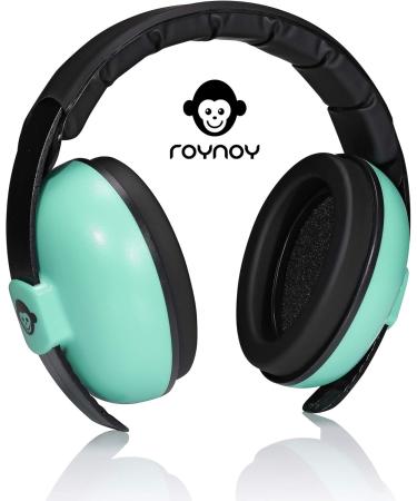 RoyNoy Baby Earmuffs - Noise Protection for Infants 3+ Months | Mint with Storage Bag | Safe Hearing Protection for Babies - Buy Online on SooperMarket.com
