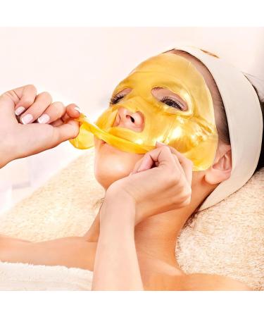 Greenlife Crystal 24K Gold Collagen face 10pcs Masks sheet - Anti Aging Wrinkles Moisturising Blemishes Firming Toning Dark Circles (10 pcs golden facial mask) - Buy Online on SooperMarket.com