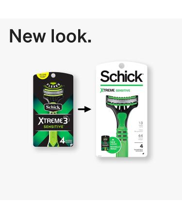 Schick Xtreme 3 Sensitive Skin Disposable Razors for Men - 12 Count Pack, Packaging May Vary - Buy Online on SooperMarket.com