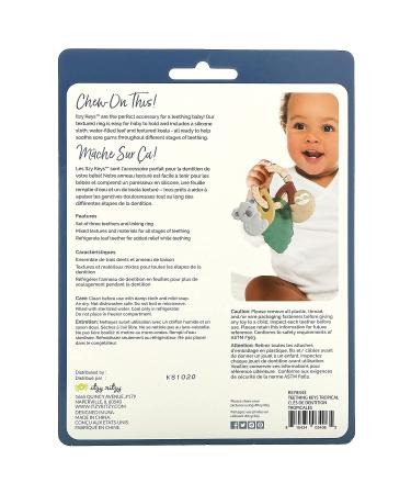 Itzy Ritzy Multi-Stage Teething Keys - Tropical, 3+ Months | 1 Count - Buy Online on SooperMarket.com