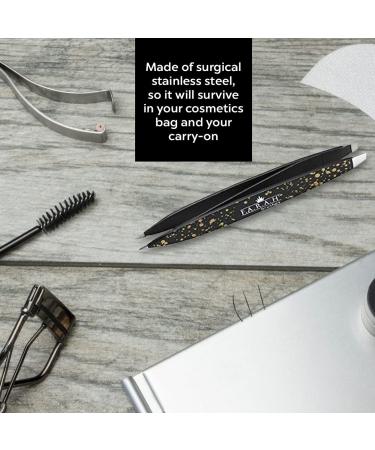 F.A.R.A.H. Z-Tweeze Professional Stainless Steel Precision Tweezers - Galaxy Gold - Buy Online on SooperMarket.com