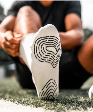 T1TAN Grip Socks - Ideal Non-Slip Socks for Men Women & Kids | Size 35-38 | White | Shop Vibrant Colors Now! - Buy Online on SooperMarket.com