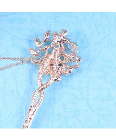 Chinese Hair Chopsticks Vintage Retro Hair Stick Flower Hair Decoration Ancient Hair Clip Birthday Valentines Day for Woman - Buy Online on SooperMarket.com