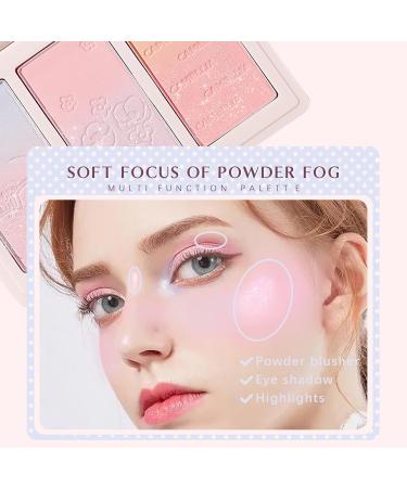HOSAILY 3 Colors Blush Palette - Waterproof, Long Lasting Matte & Shimmer Highlighter - 0.50 oz (Pack of 2) - Buy Online on SooperMarket.com