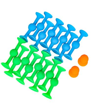 Silicone Suction Cup Darts Sucker Toys Decompression Sucker Toy Soft Silicone Dart Set Throwing Game Darts for Indoor and Outdoor Competitive Games (18Pcs for Big Size)