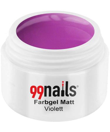 99nails Color Gel Matt - Violet 1 pack (1 x 5 ml)