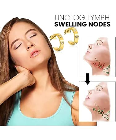 3 pairs C-shaped titanium steel earrings Earacupressure Magnetherapy Detoxi Earrings Acupressure Slimming Earrings - Buy Online on SooperMarket.com