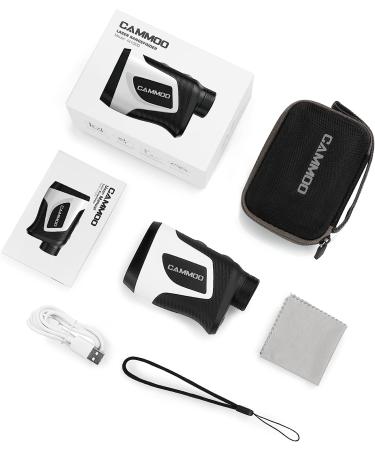 Camoo Golf Rangefinder with Slope | 1100Y Range Finder with 6X Magnification | USB Charging | Clear & Accurate Measurement | Vibration Alert | for Golfing & Hunting | M1000 White - Buy Online on SooperMarket.com