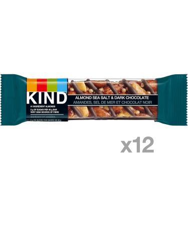KIND Bars Dark Chocolate Nuts & Sea Salt Gluten Free Low Sugar 40 Grams 12 Count & Healthy Grains Bars Vanilla Blueberry Gluten Free 35 Grams 5 Count - Buy Online on SooperMarket.com