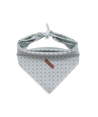 lionet paws Bandana for Dog Headscarves Dog Scarf Triangular Scarf for Small Medium and Large Dogs S (Pack of 1) M checked
