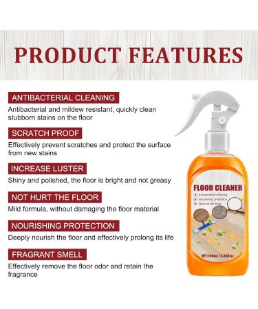 Tile Spray Cleaner Household Floor Cleaner Powerful Stain Removal Floor Cleaner Natural Wood Floor Stain Cleaner Multi-Purpose Floor Cleaner for Wood and Tile Floors - Buy Online on SooperMarket.com