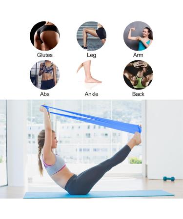 Relota 4-Set Resistance Tapes | Fitness Bands for Men & Women | Ideal for Yoga Pilates Strength Training & Physiotherapy - International Shipping Available - Buy Online on SooperMarket.com