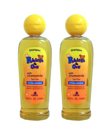 2 PACKS Grisi Ricitos De Oro Baby Shampoo Hypoallergenic Manzanilla Chamomile 23.6 oz each