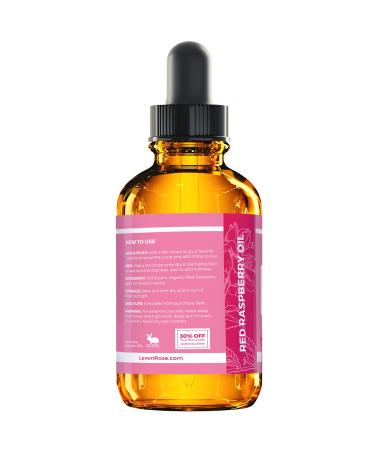 Leven Rose Red Raspberry Seed Oil 1 oz - 100% Natural Anti-Oxidants Vitamin E & A for Face, Hands, Scars & Breakouts - 1 Fl Oz Pack of 1 - Buy Online on SooperMarket.com