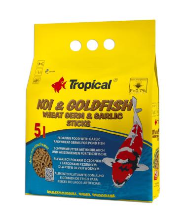 Tropical Koi & Goldfish Wheat Germ & Garlic Sticks - 400 g